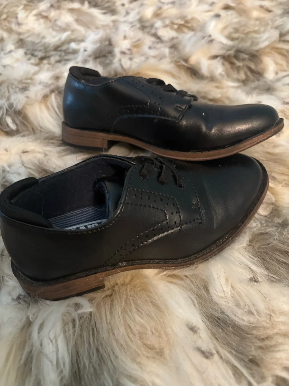 Black Toddler Dress Shoes Sz: 10